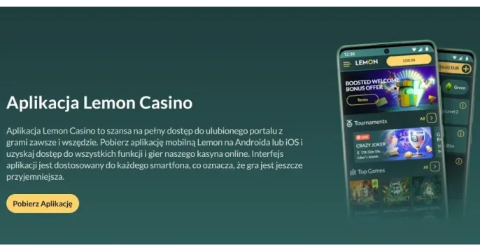 lemon casino aplikacja